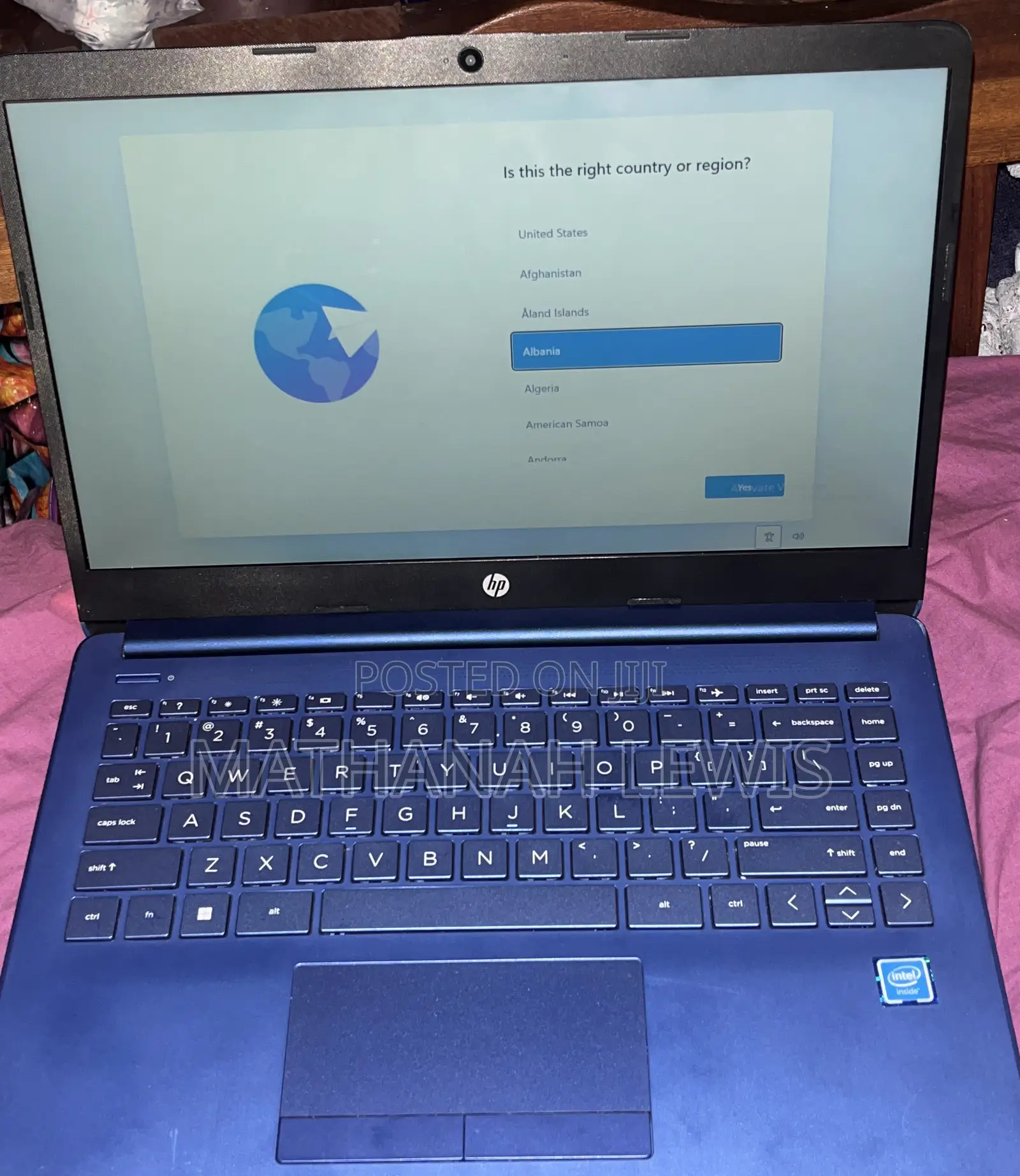Laptop HP 14S 4GB Intel Pentium eMMC 60GB