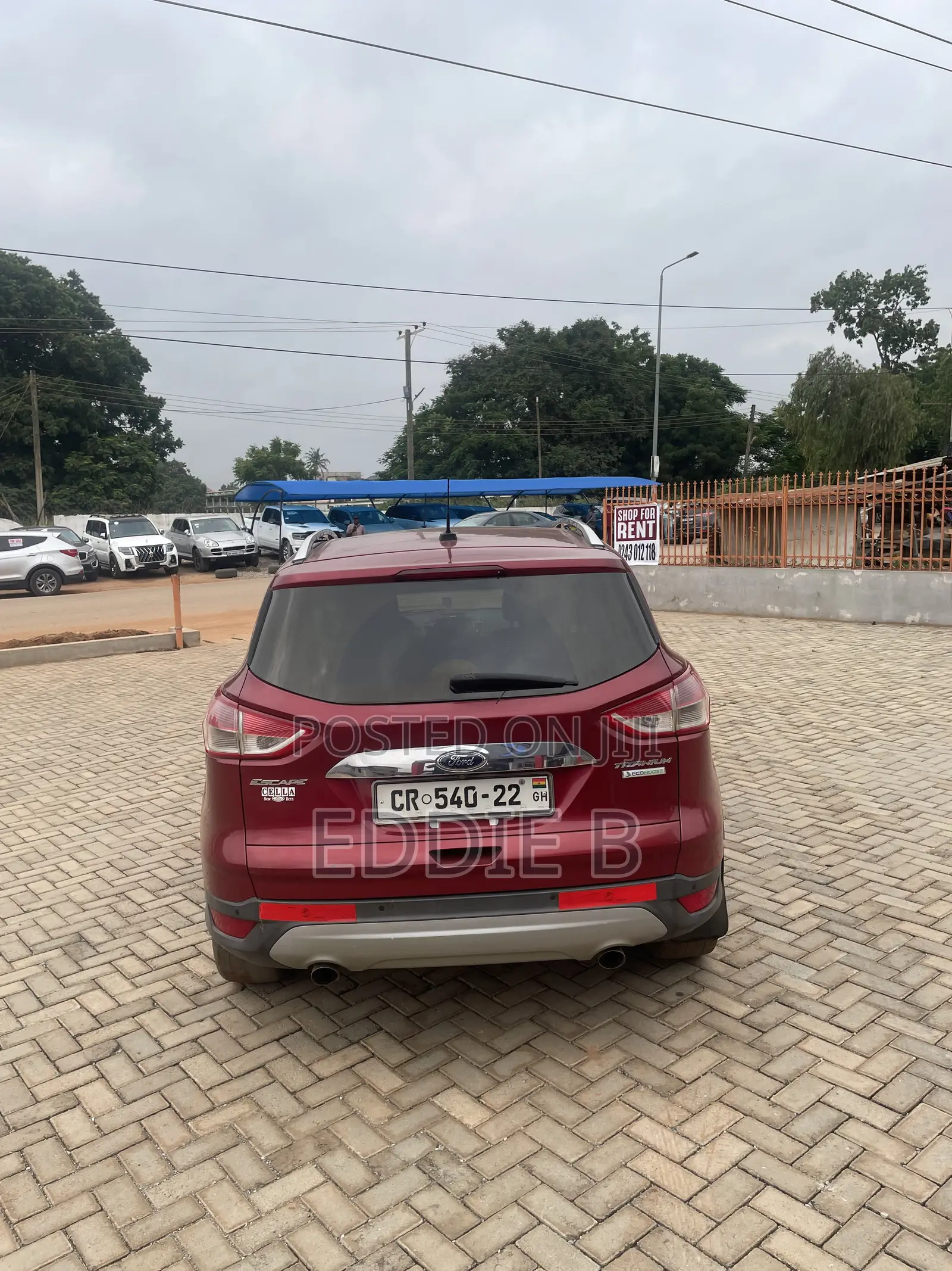 Ford Escape Titanium FWD 2016 Red