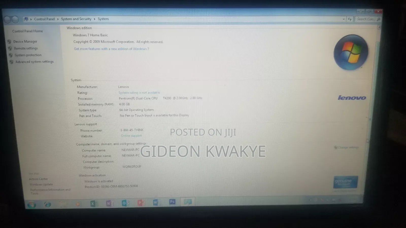 Laptop Toshiba Chromebook 2 4GB Intel Pentium HDD 256GB