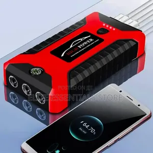 High Quality Car Jump Starter Tyre Inflator With Power Bank