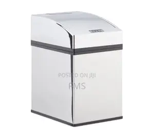 Relaxdays 50L Motion Sensor Dustbin – White | Automatic Waste Bin