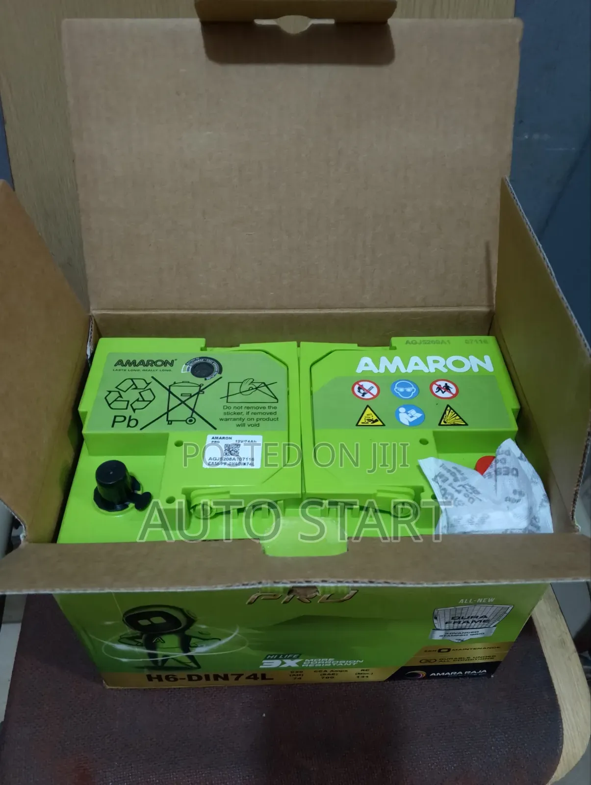 Amaron 15 Plate /74ah + Free Delivery Within Accra