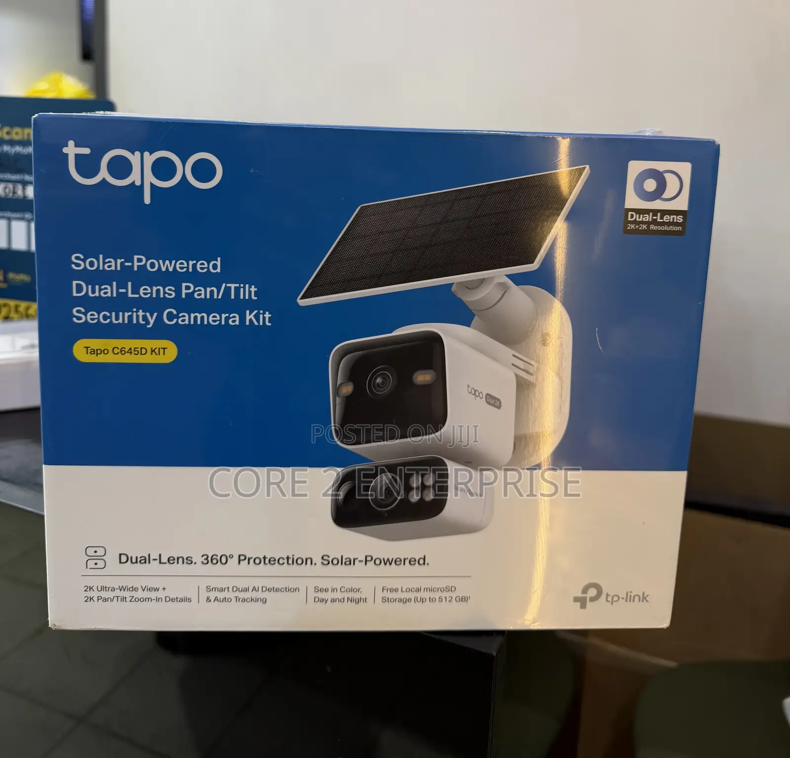 TP-Link Tapo C645D Solar-Powered Dual-Lens 360° Wi-Fi Security Camera