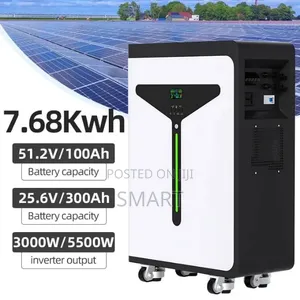 3/7.68kwh Lifep04 Lithium Battery. 51.2v 300ah/ BMS 200a