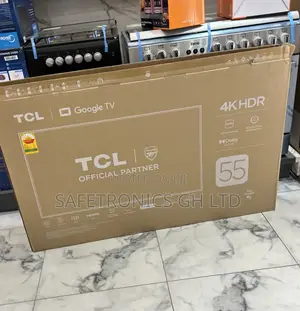 Authentic Sleek TCL TV 55 Smart Satellite Andriod UHD 