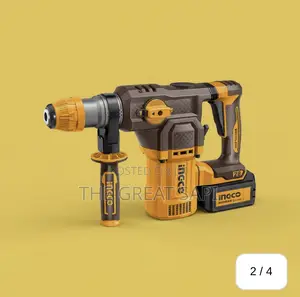 Ingco 20V Lithium-Ion Cordless Rotary Hammer With 5.0Ah X2 Batteries