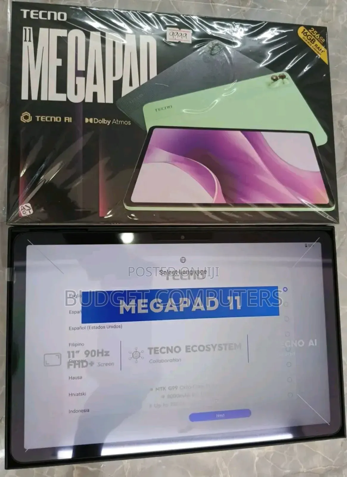 New Tecno Megapad 11 256 GB Black