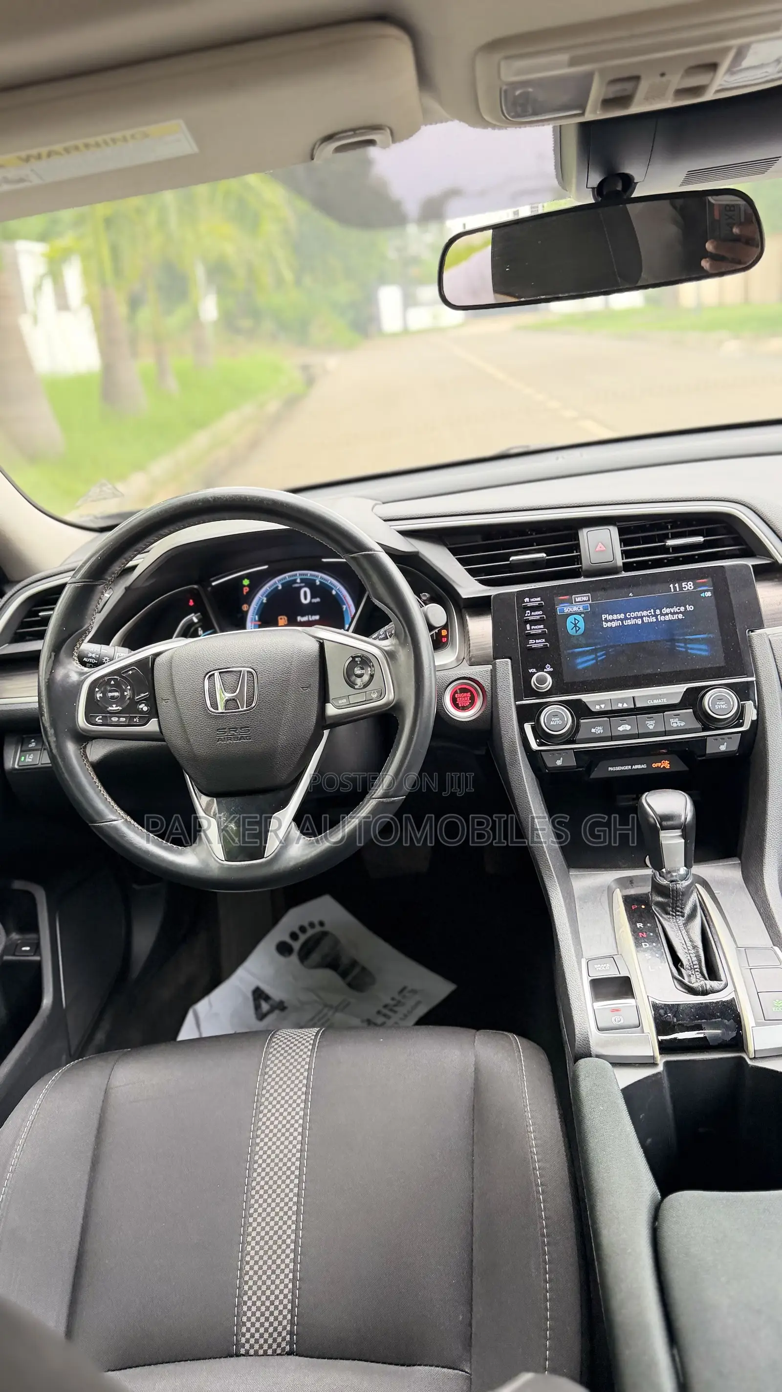 Honda Civic EX Sedan 2020 Black