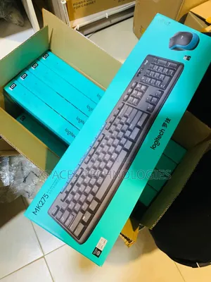 Logitech MK275 Wireless 2.4Ghz Keyboard and Mouse Combo, 8 Hot Keys