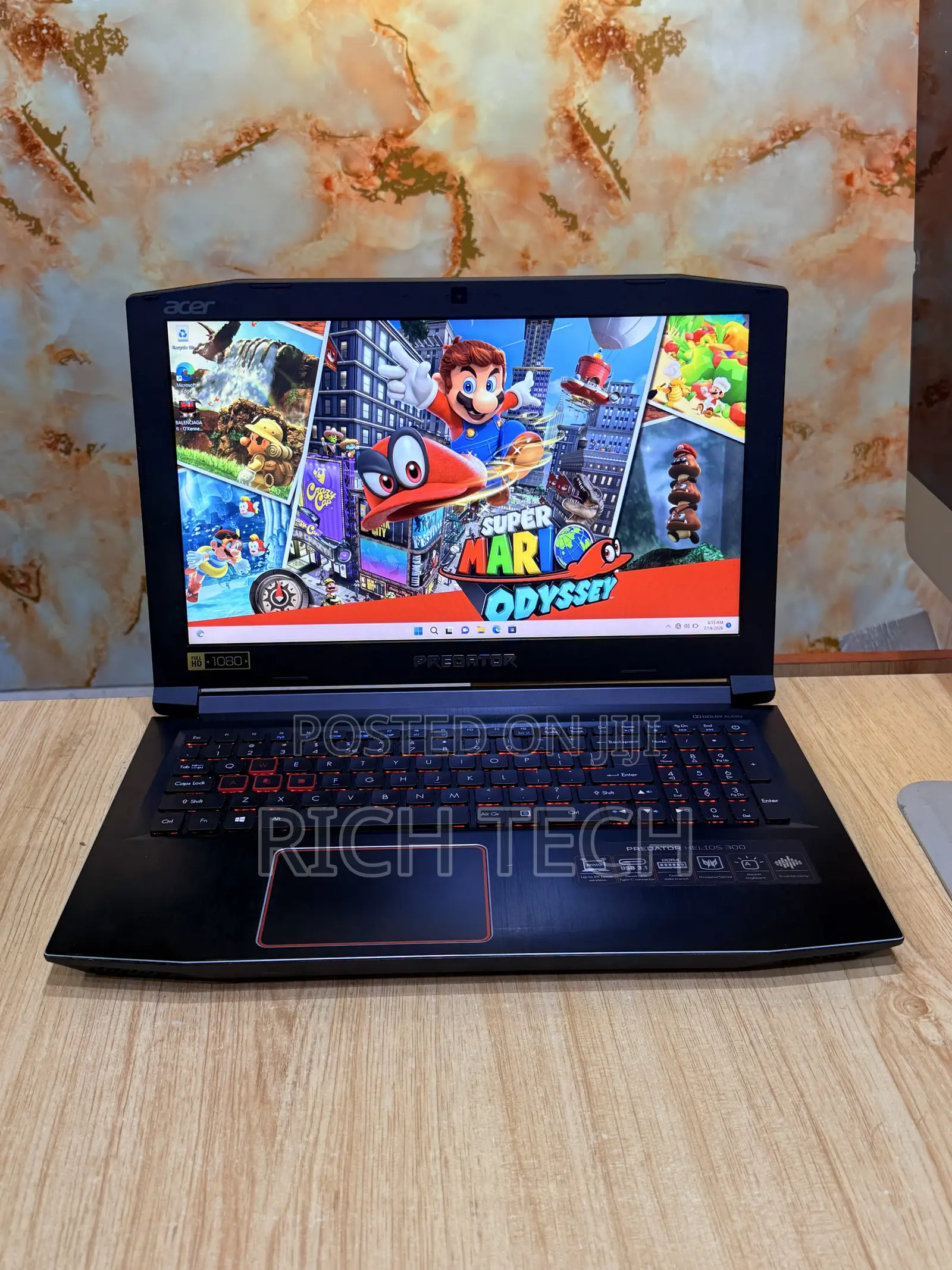 Laptop Acer Predator Helios 300 16GB Intel Core i7 HDD+SSD 1T