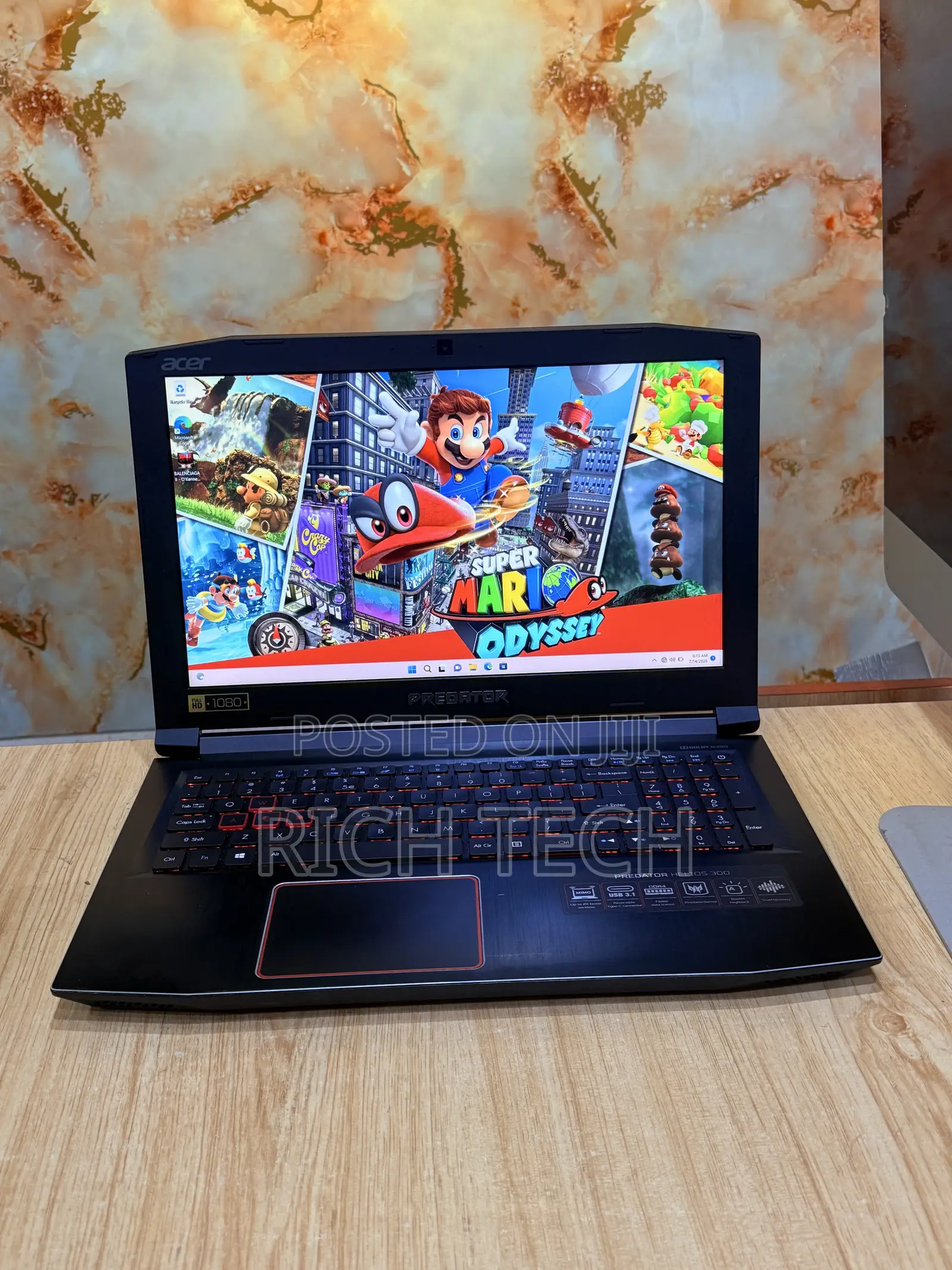 Laptop Acer Predator Helios 300 16GB Intel Core i7 HDD+SSD 1T