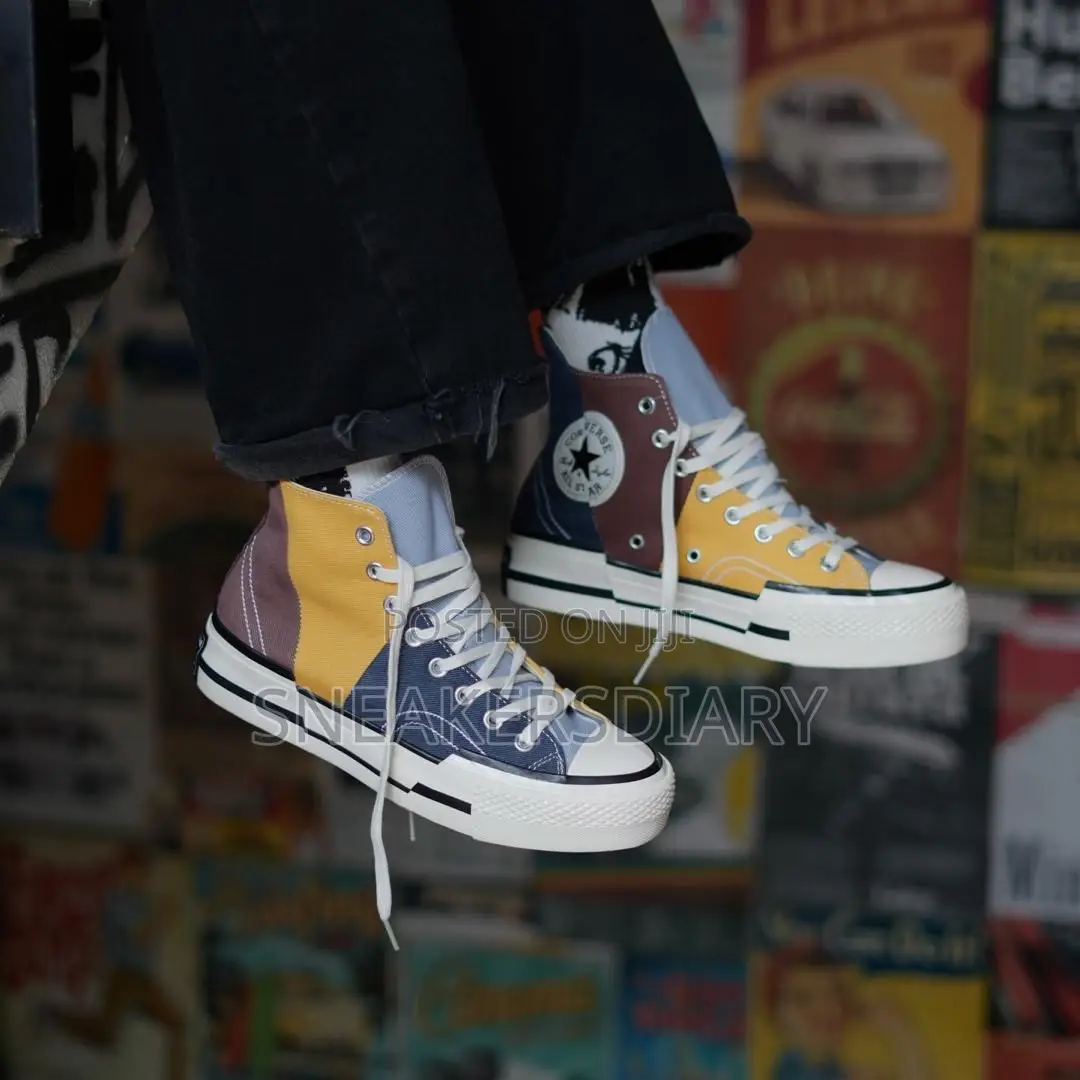 Multi Color Double Sole Converse