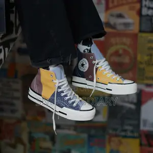 Multi Color Double Sole Converse
