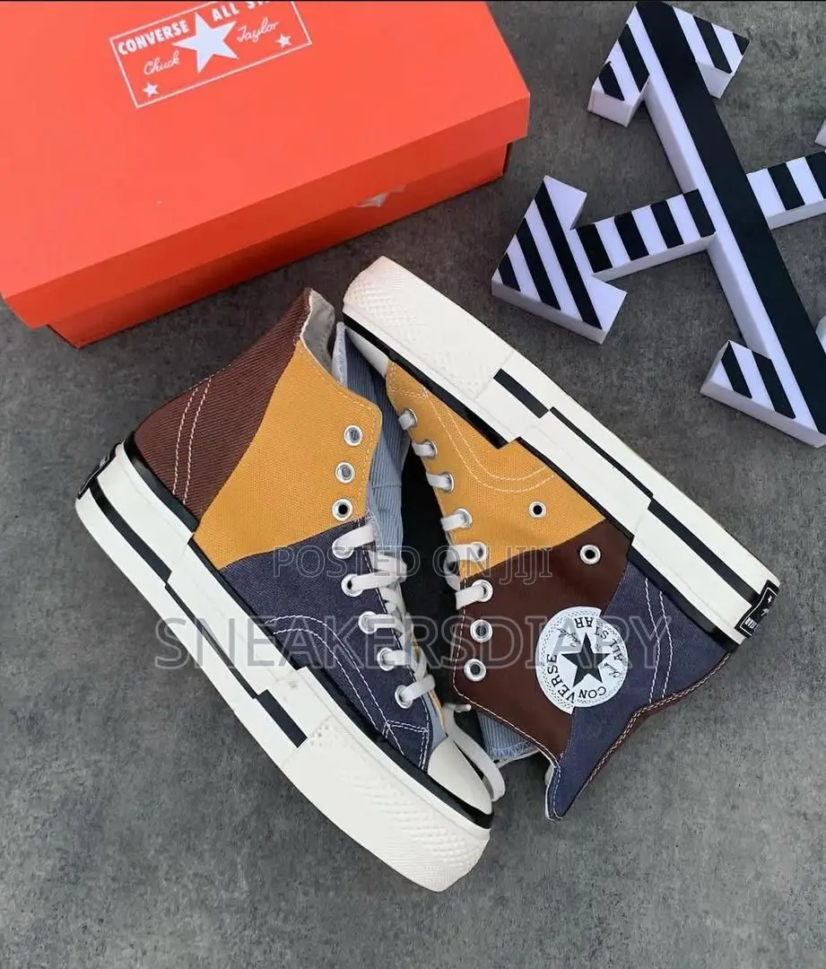 Multi Color Double Sole Converse