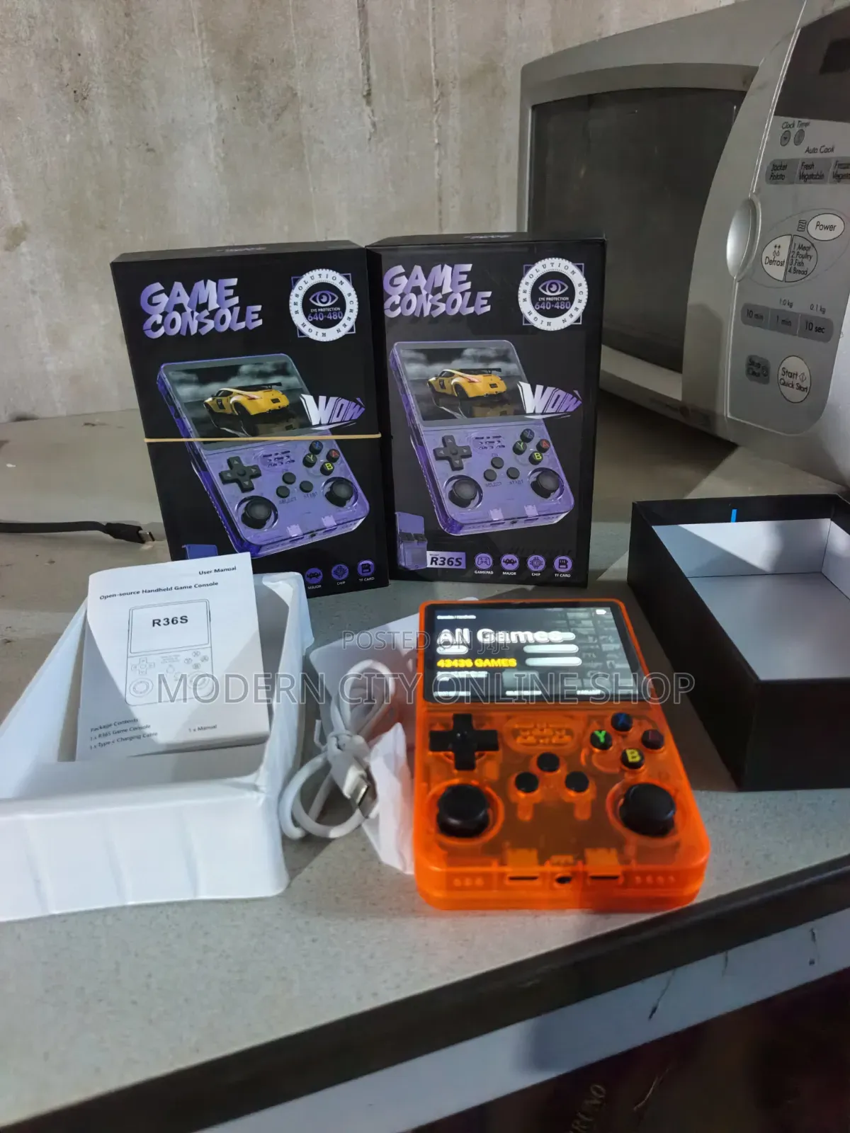R36s Game Console 128gb
