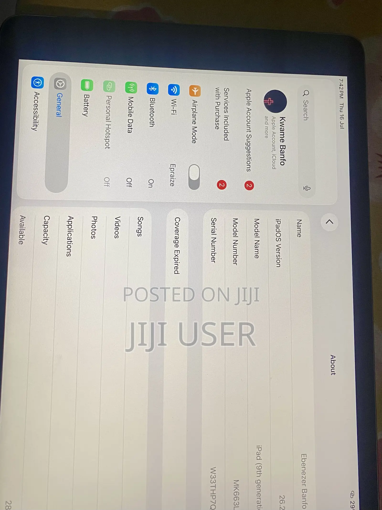 Apple iPad (2022) 64 GB Gray