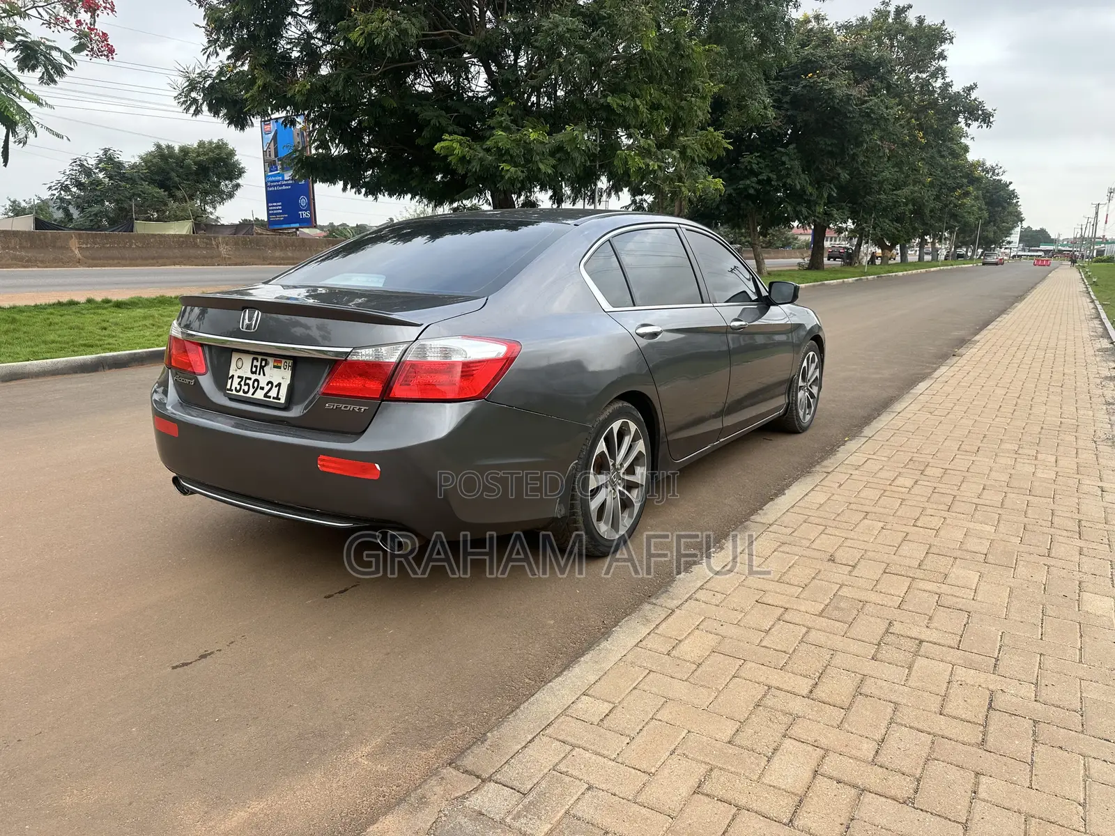 Honda Accord Sport 4dr Sedan (2.4L 4cyl CVT) 2014 Gray