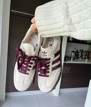 Original Adidas Samba OG White/Maroon