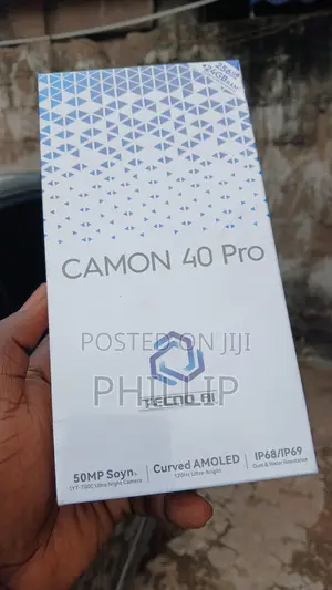 New Tecno Camon 40 Pro 5G 256 GB Black