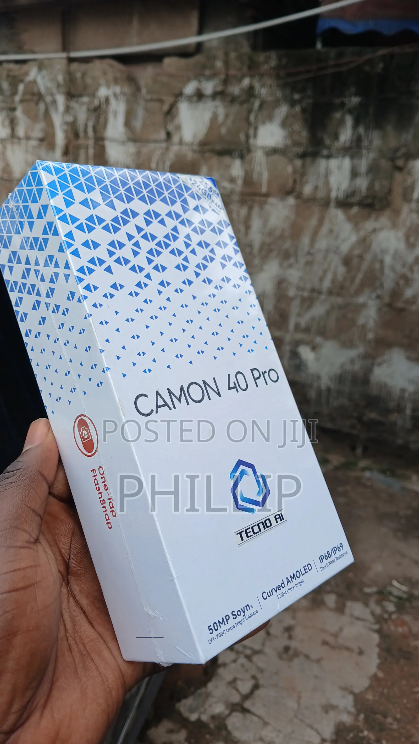 New Tecno Camon 40 Pro 5G 256 GB Black