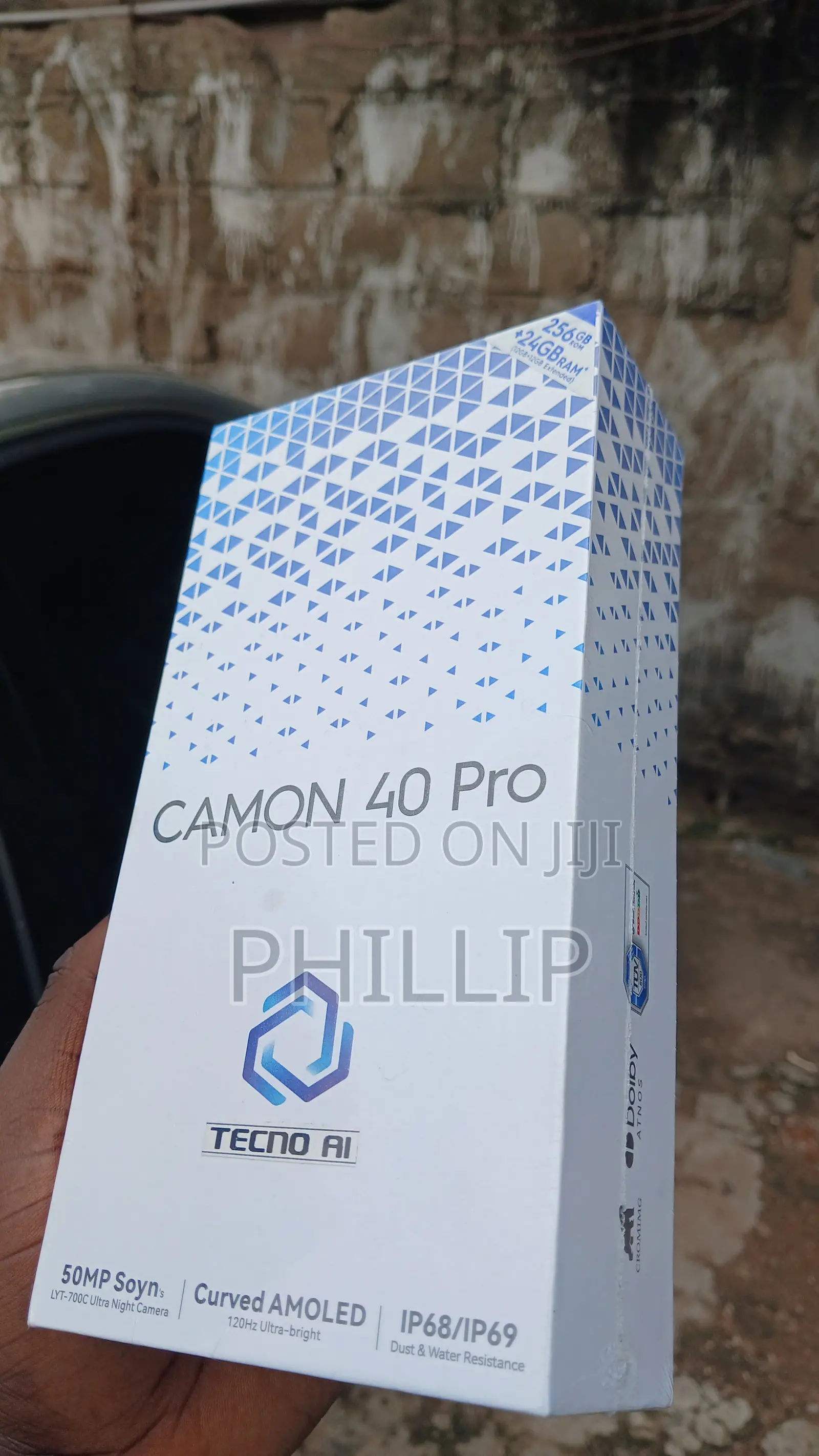 New Tecno Camon 40 Pro 5G 256 GB Black