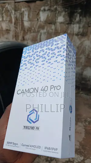 New Tecno Camon 40 Pro 5G 256 GB Black