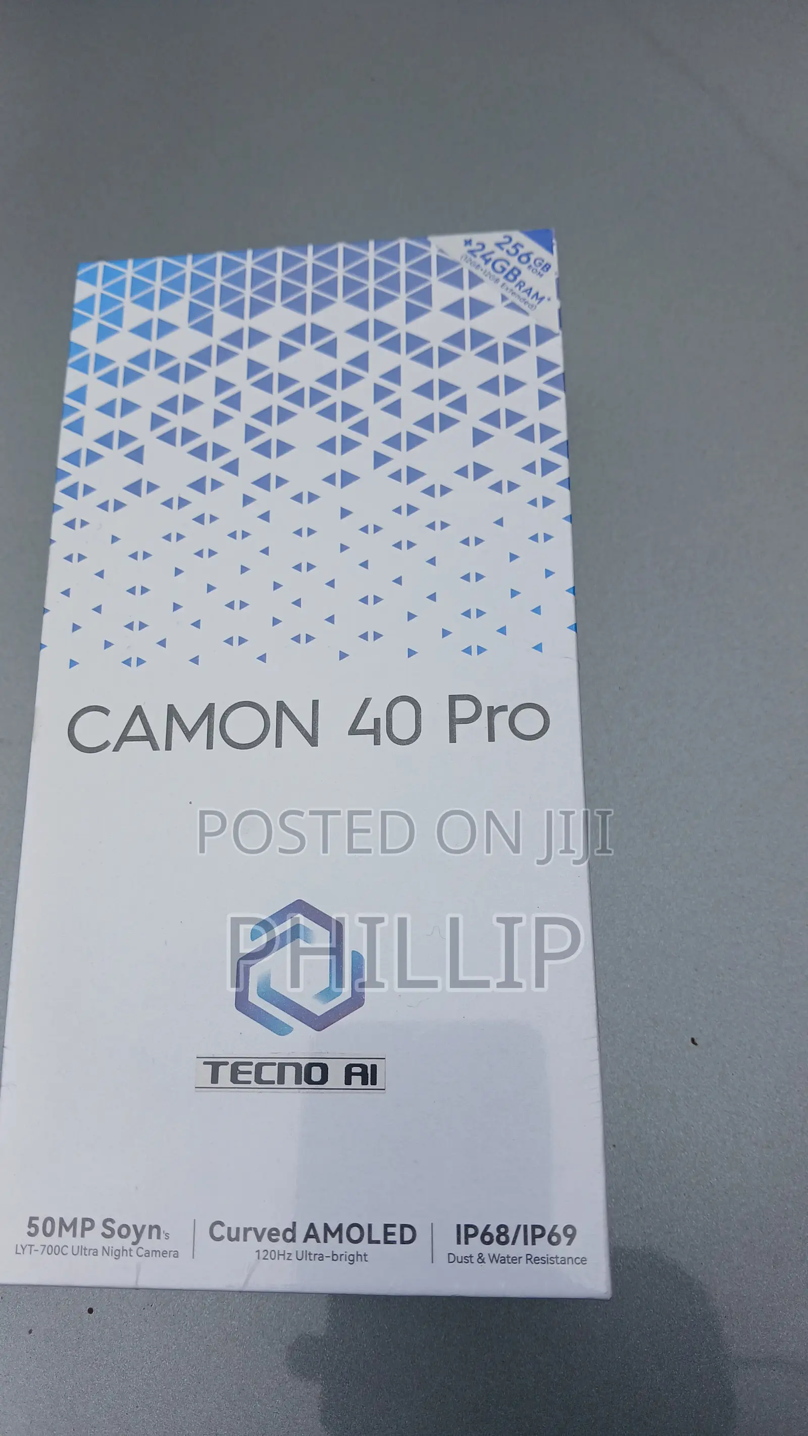 New Tecno Camon 40 Pro 5G 256 GB Gold