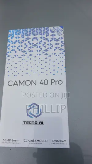 New Tecno Camon 40 Pro 5G 256 GB Gold
