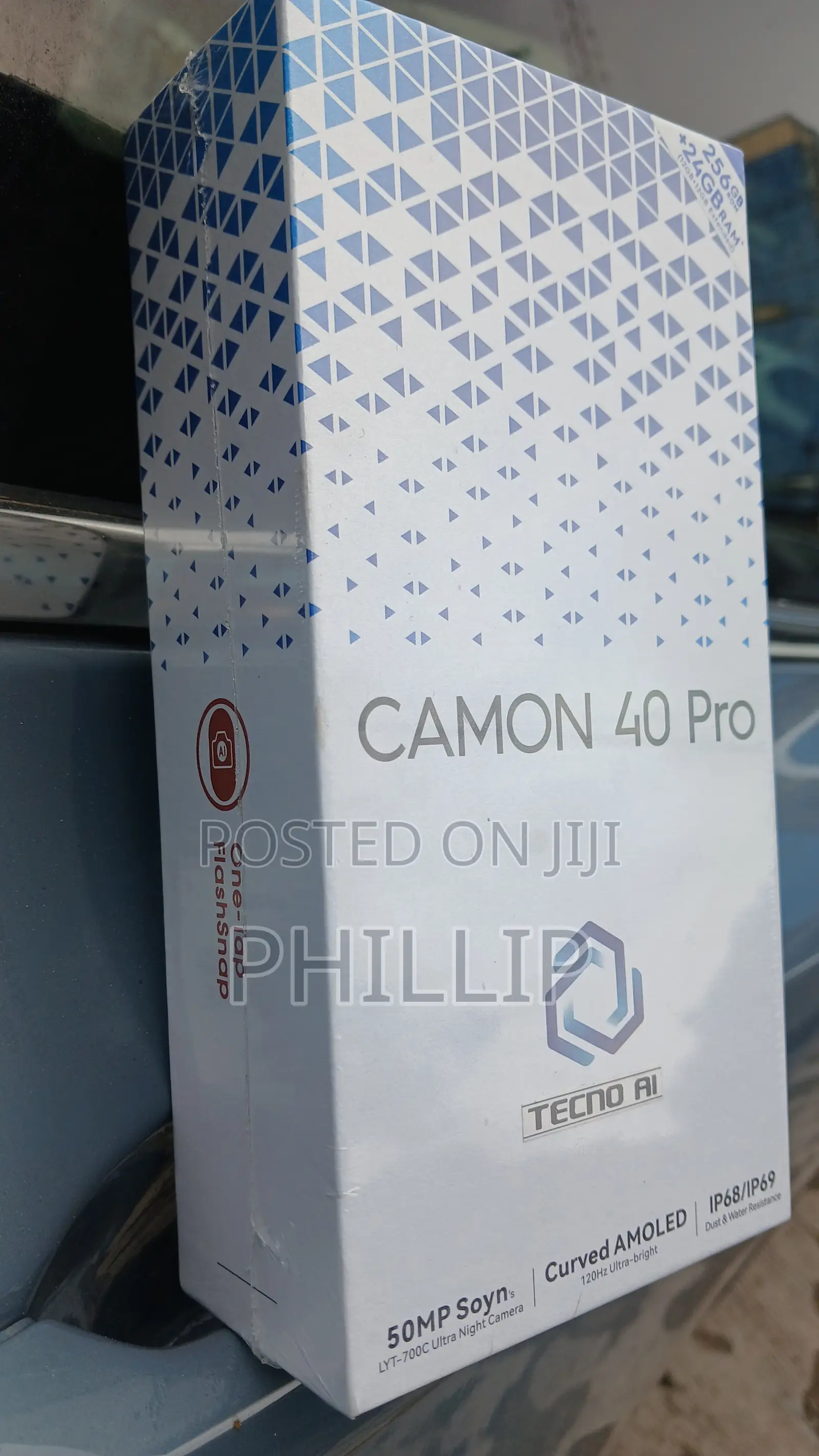 New Tecno Camon 40 Pro 5G 256 GB Gray