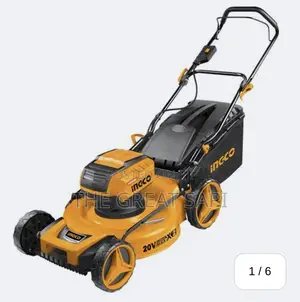 Ingco 18" 40V Cordless Lawn Mower With 5.0Ah Battery