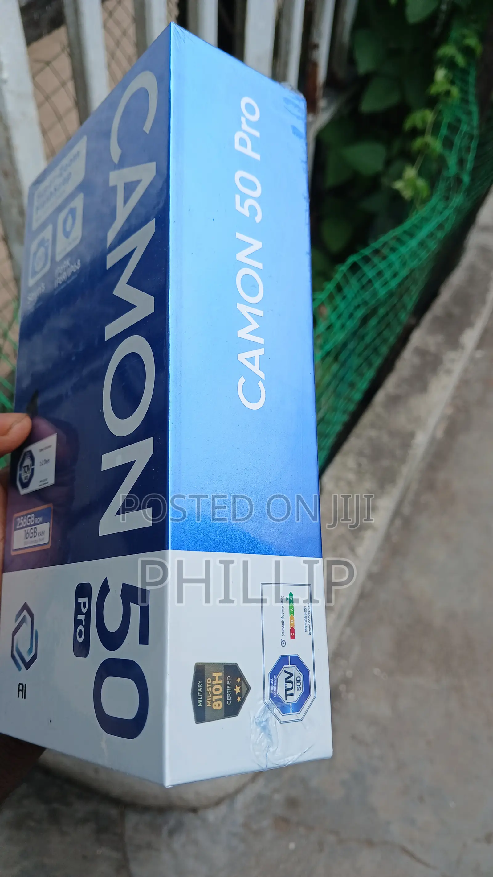 New Tecno Camon 50 Pro 256 GB Black
