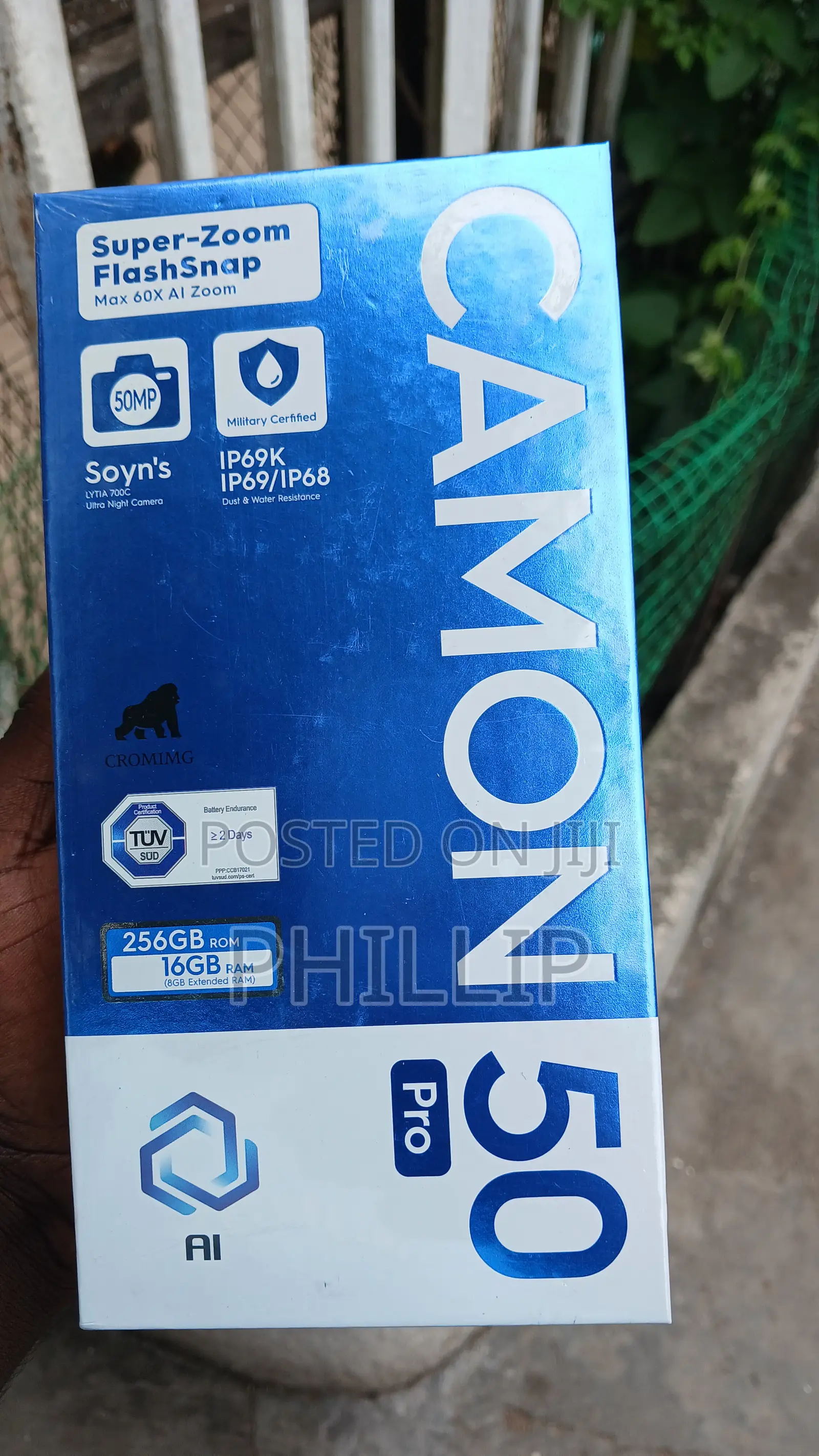 New Tecno Camon 50 Pro 256 GB Black