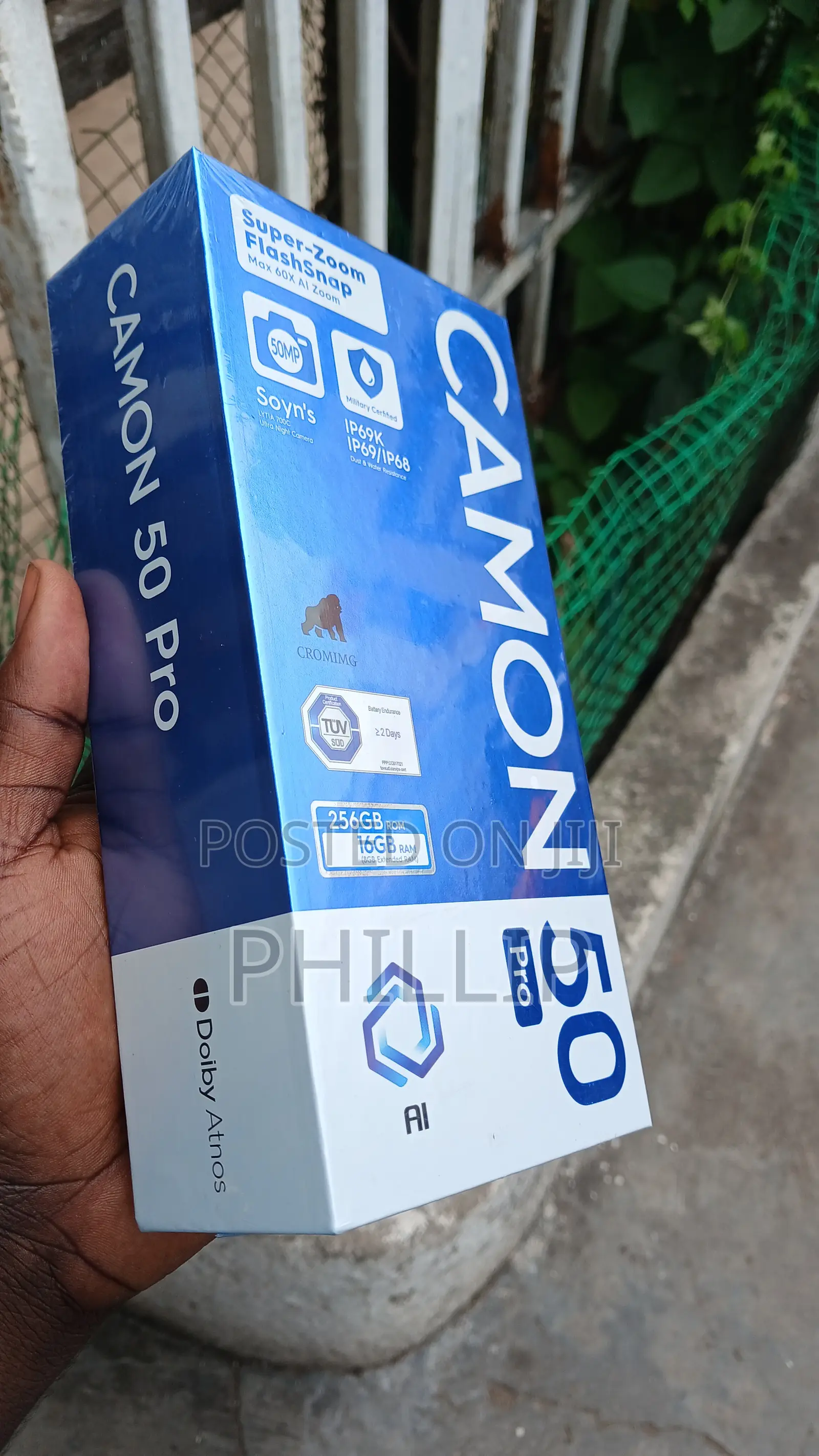 New Tecno Camon 50 Pro 256 GB Black