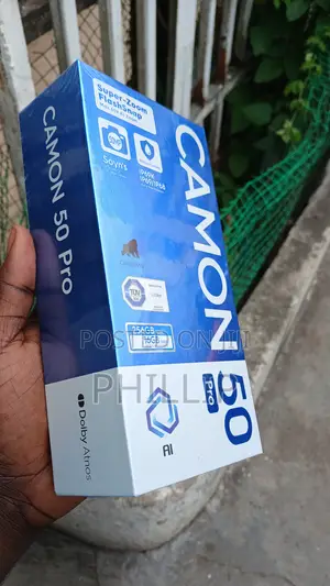 New Tecno Camon 50 Pro 256 GB Black