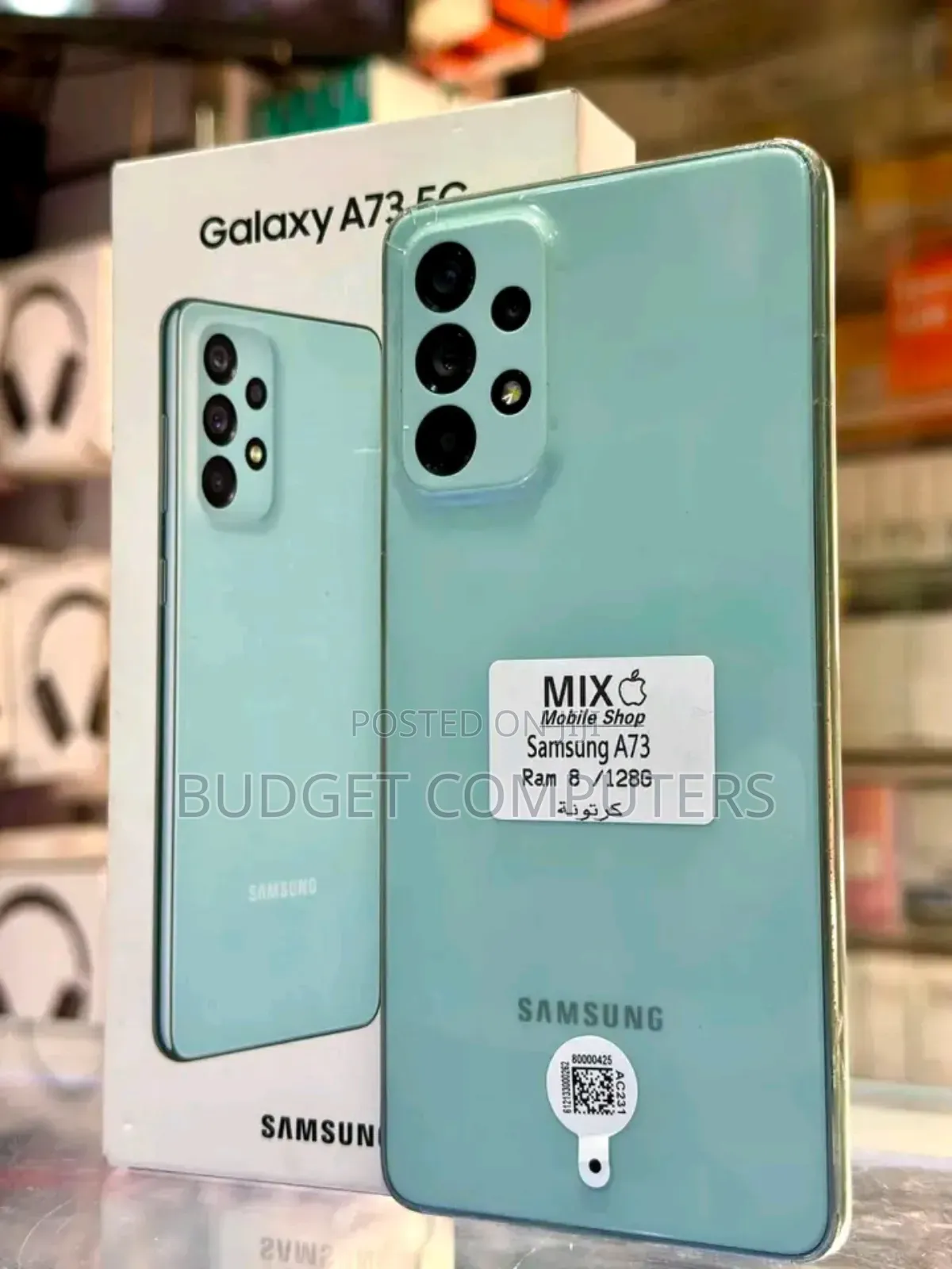 New Samsung Galaxy A73 5G 128 GB Green