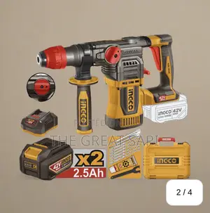 Ingco Lithium-Ion Cordless Rotary Hammer 42V