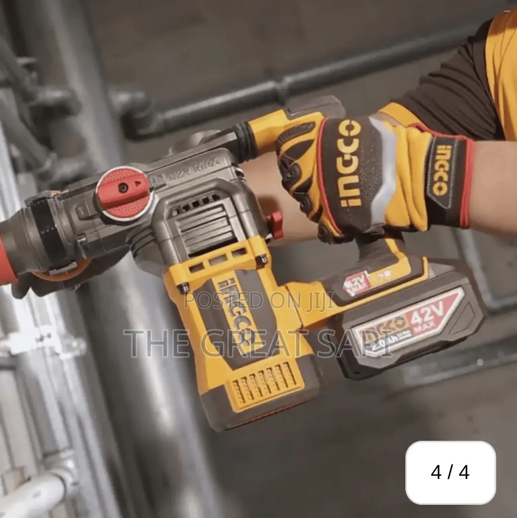 Ingco Lithium-Ion Cordless Rotary Hammer 42V