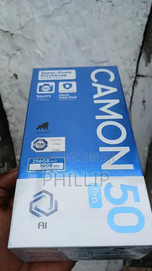 New Tecno Camon 50 Pro 256 GB White