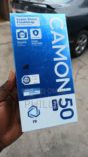 New Tecno Camon 50 Pro 256 GB Silver