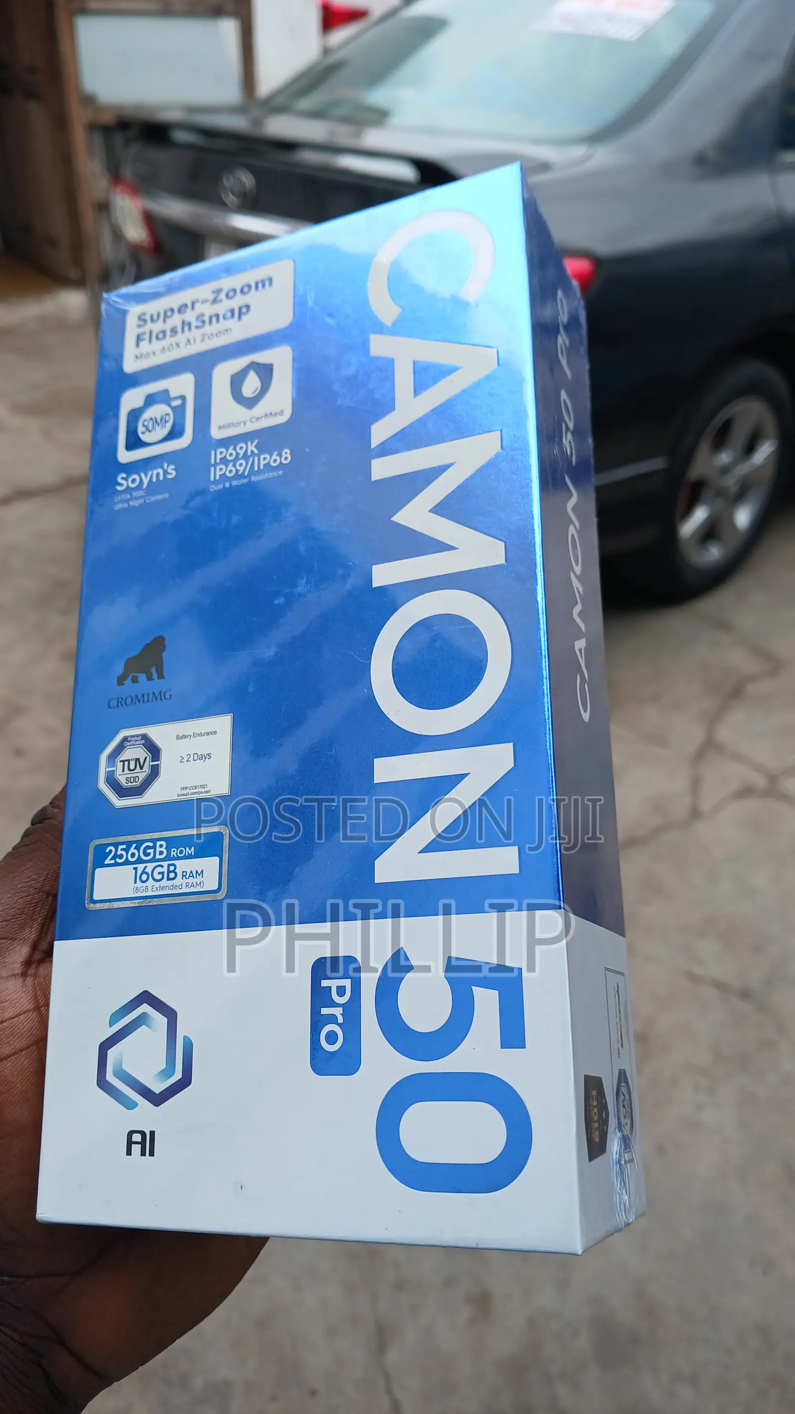 New Tecno Camon 50 Pro 256 GB Silver