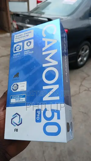 New Tecno Camon 50 Pro 256 GB Silver