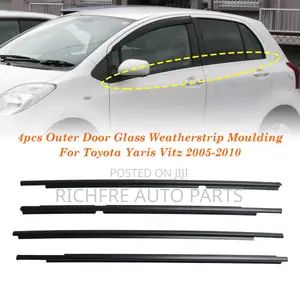 Toyota Vitz Yaris 2009 2010 Door Rubber Strip Complete 4pcs