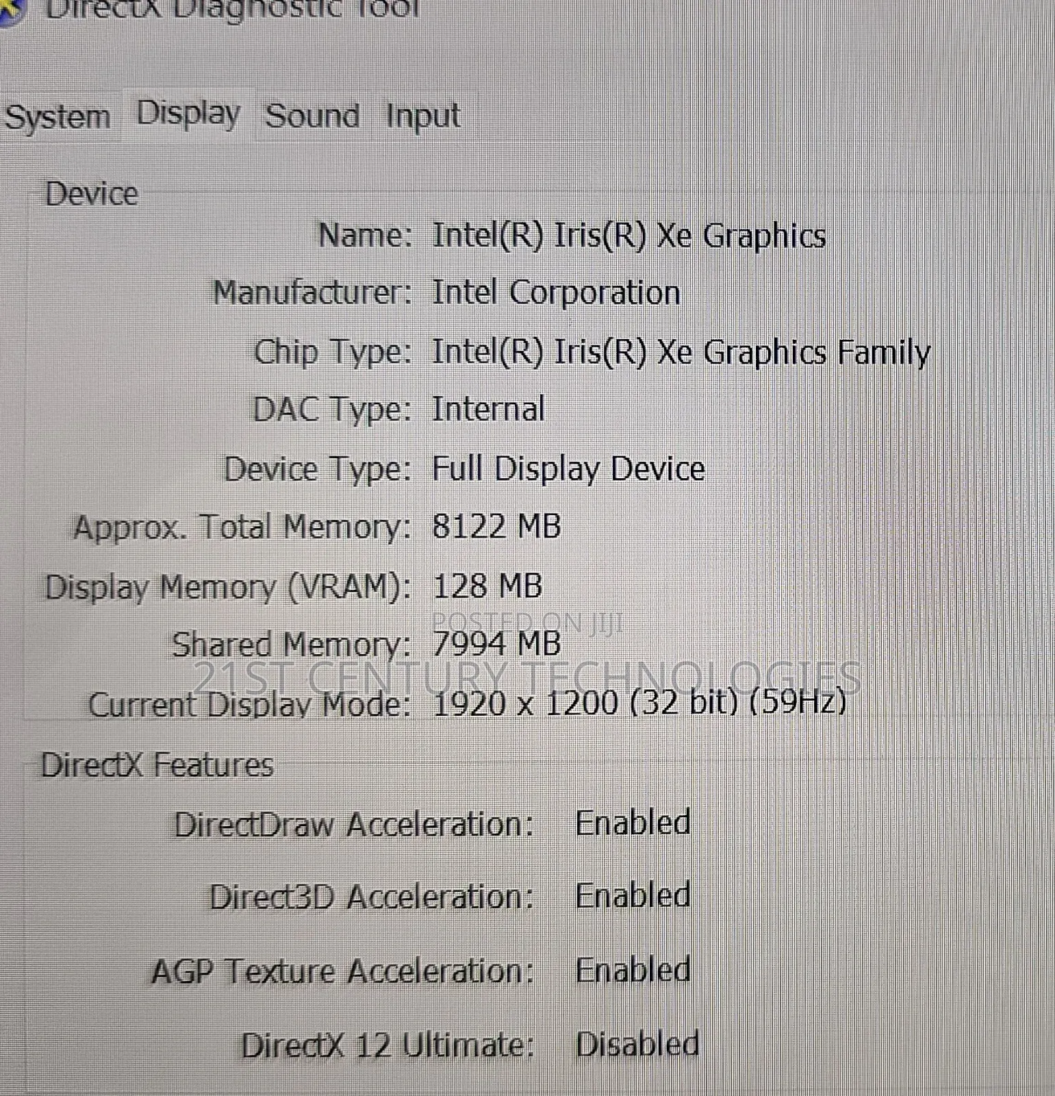 Laptop Dell XPS 13 9320 16GB Intel Core i7 SSD 512GB