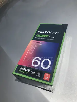 New Infinix Hot 60 Pro+ 256 GB Black