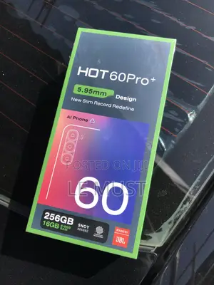New Infinix Hot 60 Pro+ 256 GB Black