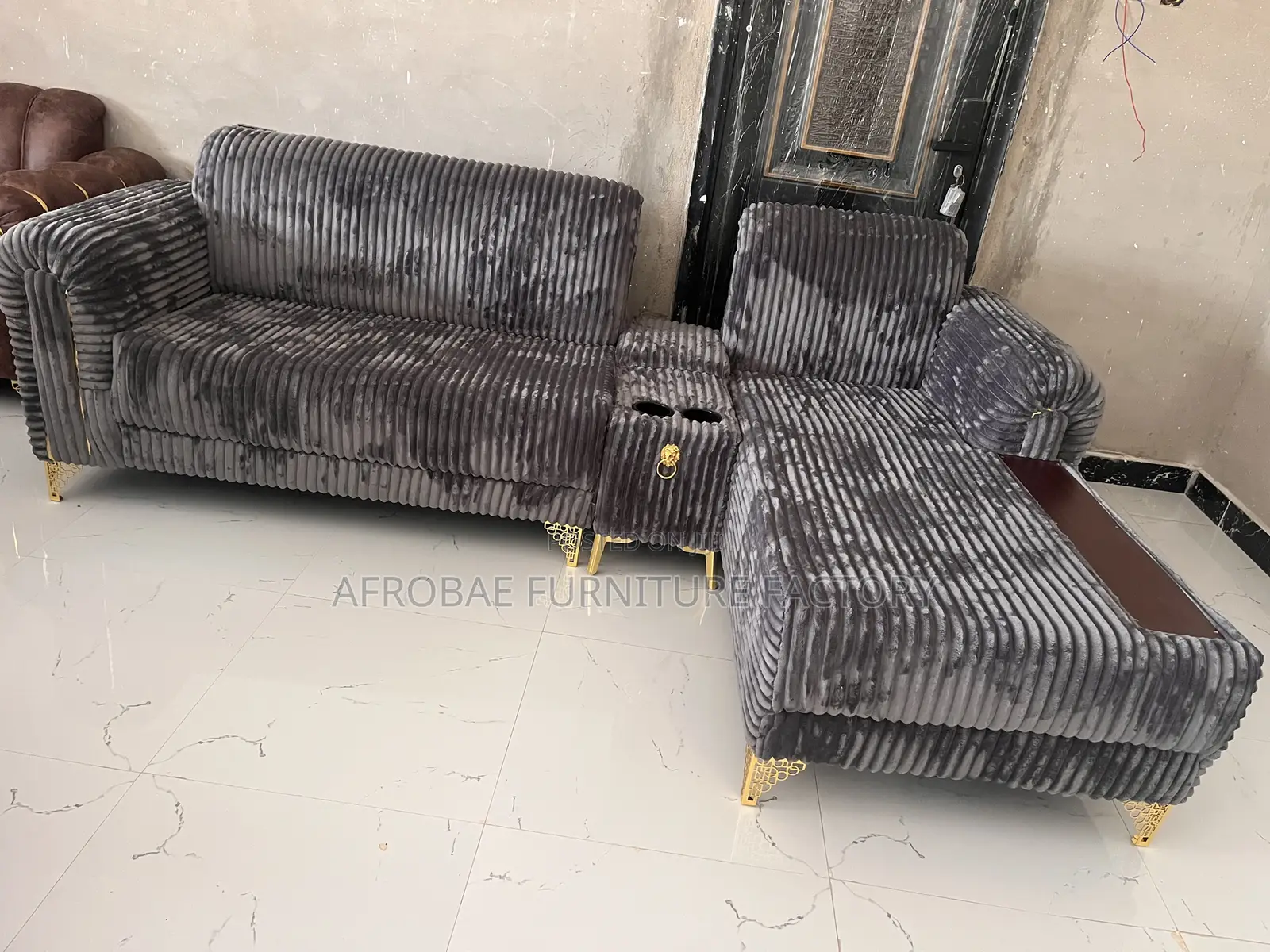 Modern Comfortable Sofa Chair - Afrobae Sofa and Bed Factory Kumasi