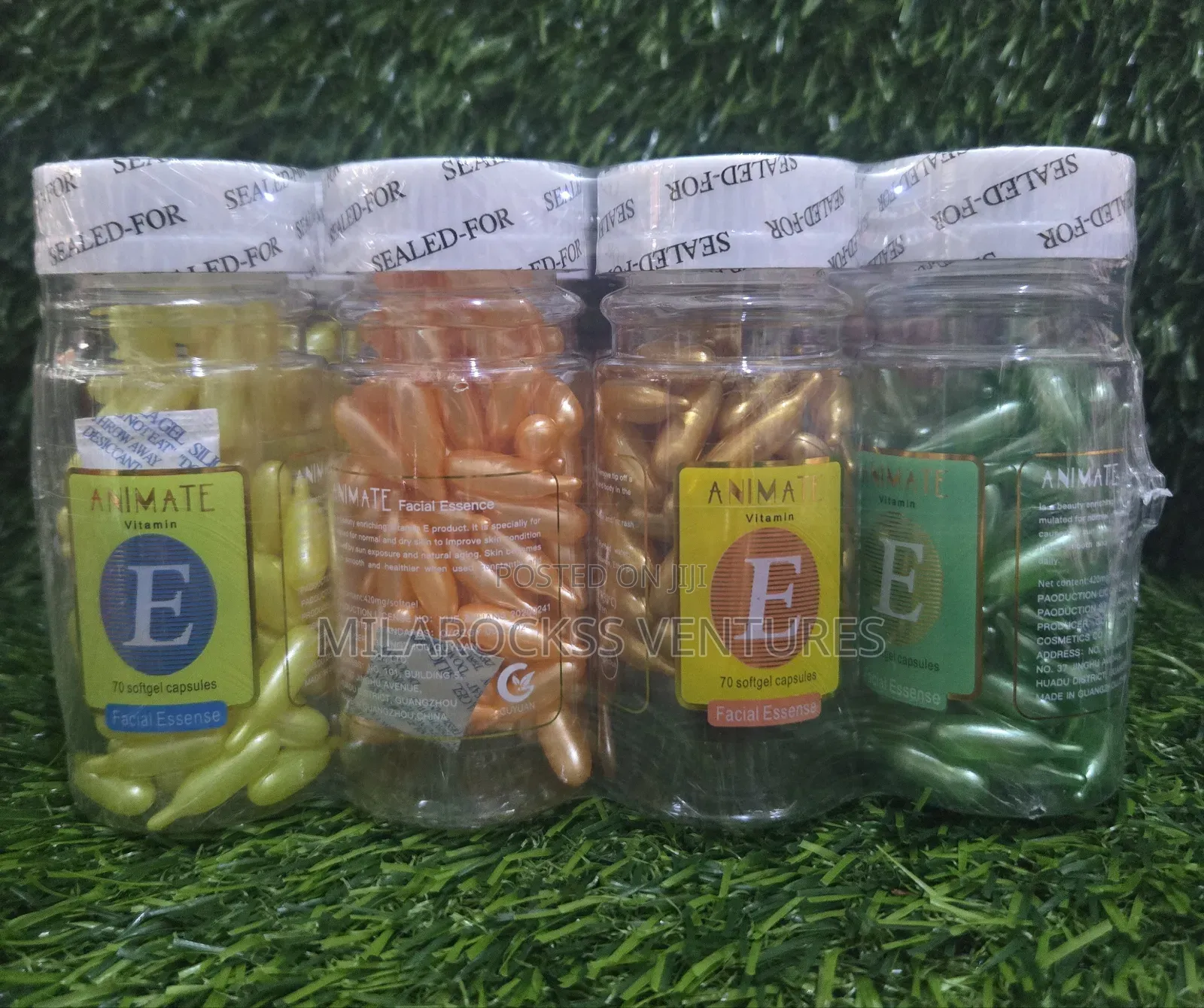 Animate Vitamin E Facial Essence. 70softgels.