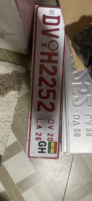 Original Dv Plate With a Year Insurance