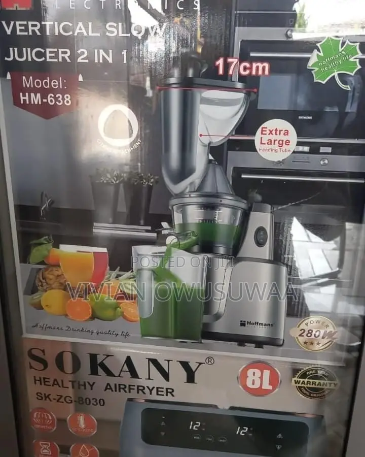Hoffmans 2 in 1 Slow Juicer