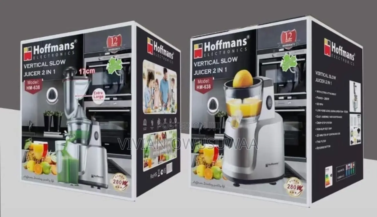 Hoffmans 2 in 1 Slow Juicer